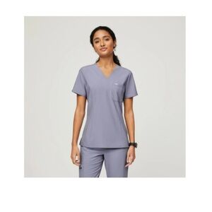 Figs Vapor Blue Scup Top and Pants Combo